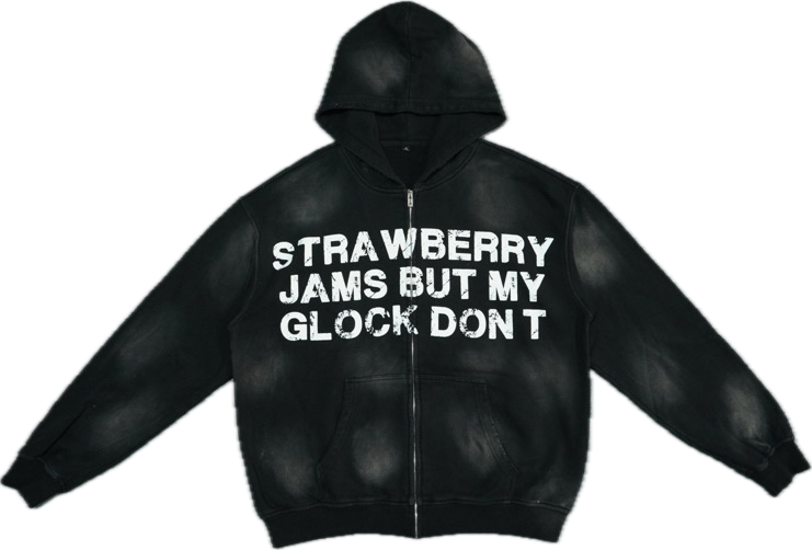 Strawberry Jams But My Glock Don’t Hoodie